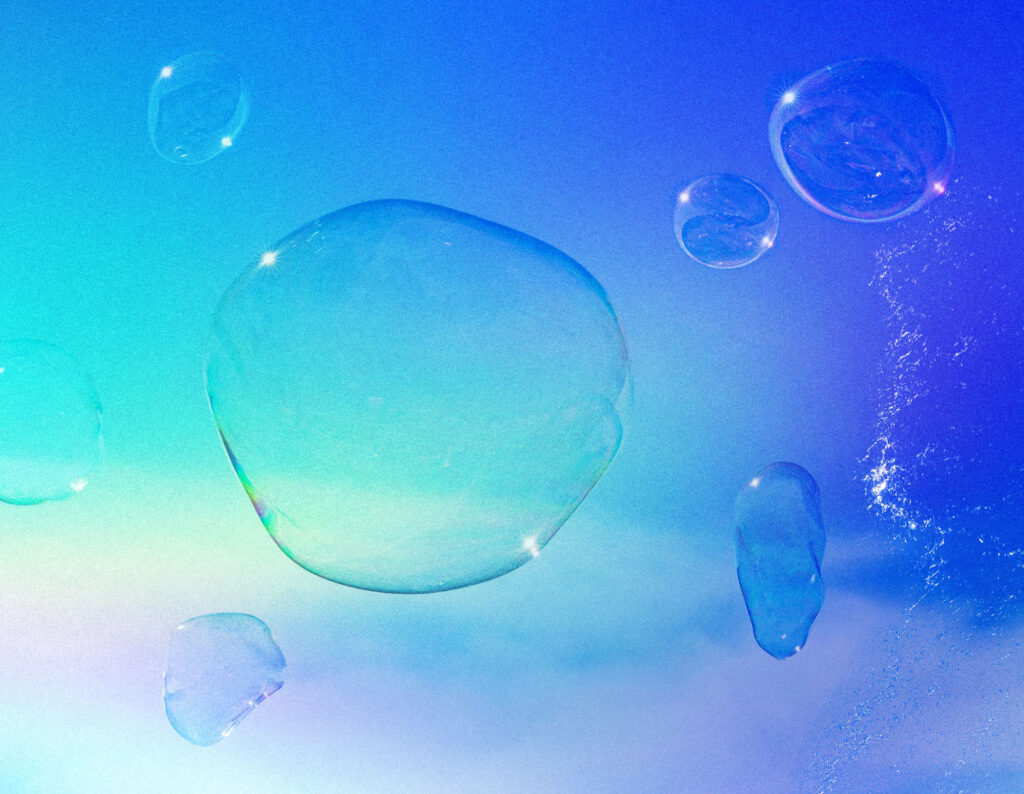 Bubble about to pop
